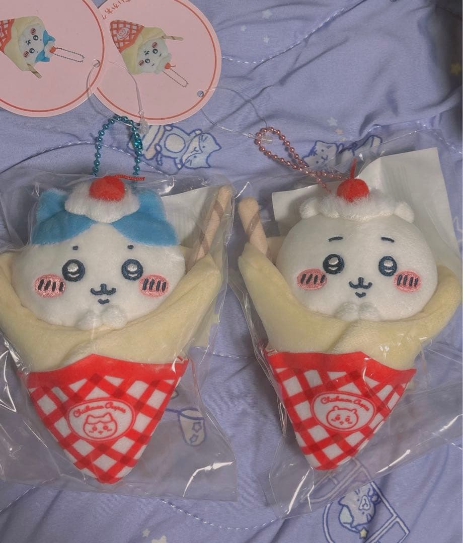 ちいかわクレープくじちいかわハチワレC賞マスコット