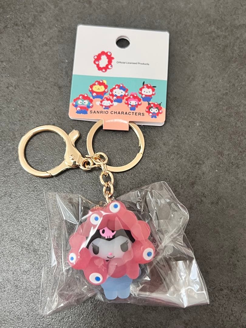 万博 ミャクミャクサンリオクリアキーホルダー クロミ - メルカリ