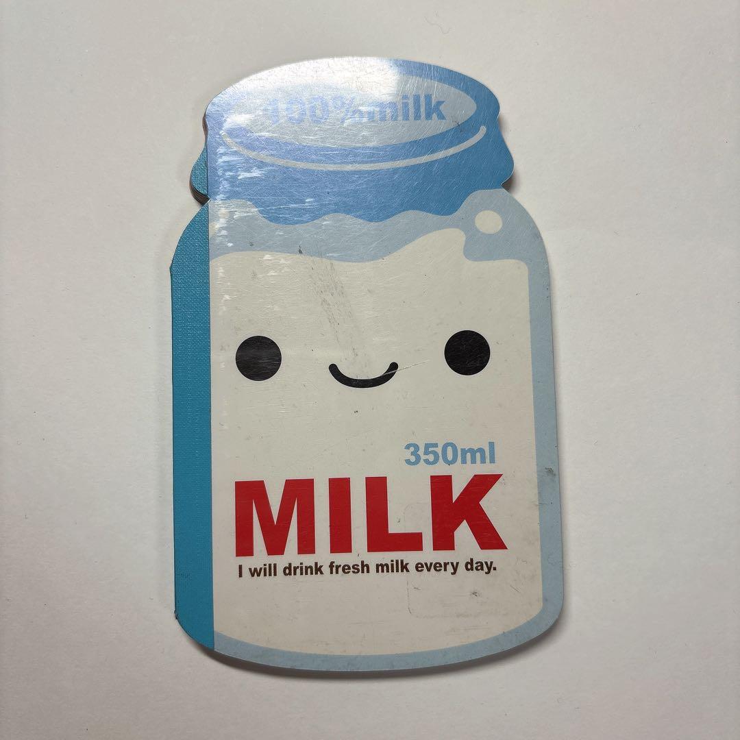牛乳 ミルク キャラクター メモ帳 平成 レトロ クーリア - メルカリ