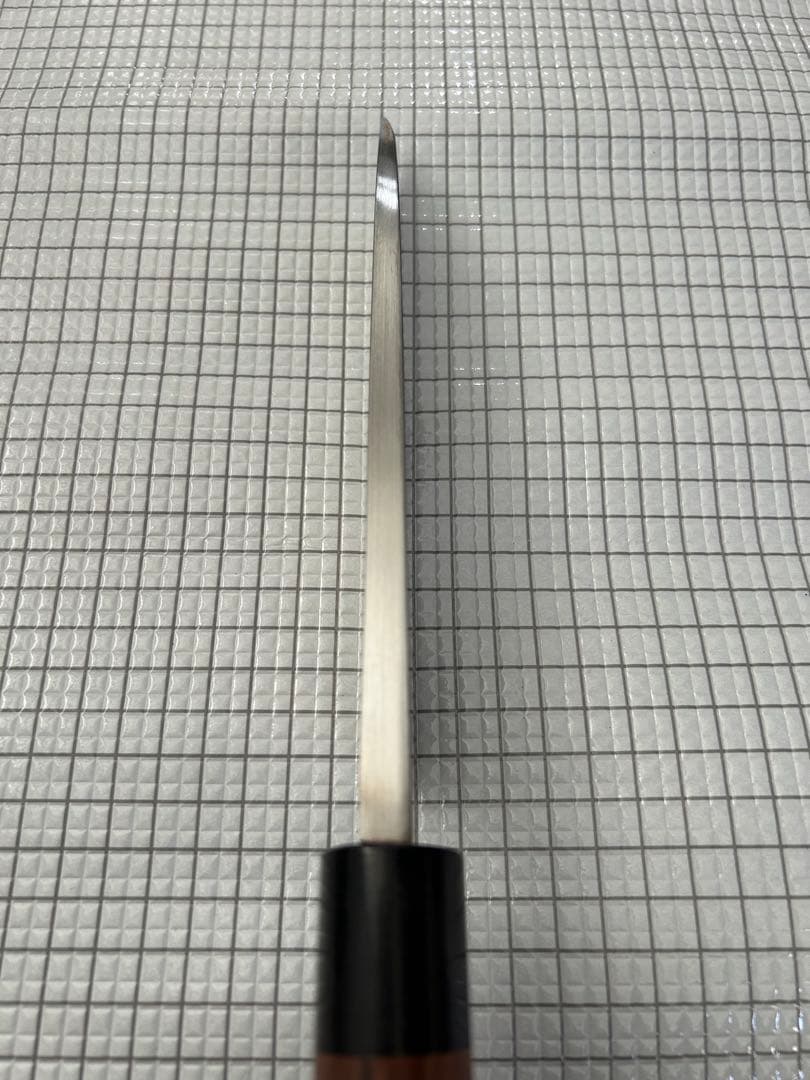包丁 出刃 ダマスカス 安来鋼青紙2号 180mm 紫檀シノギ柄 ③ - メルカリ