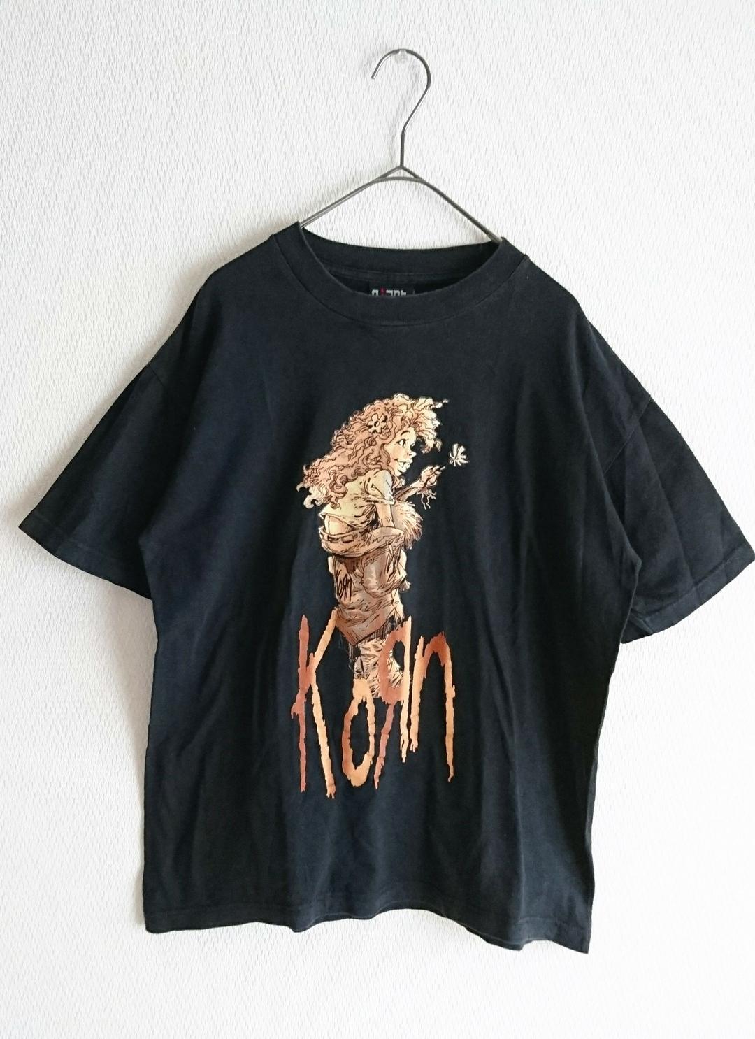 希少 KORN コーン GIANT バンド Tシャツ 90s ビンテージ - メルカリ