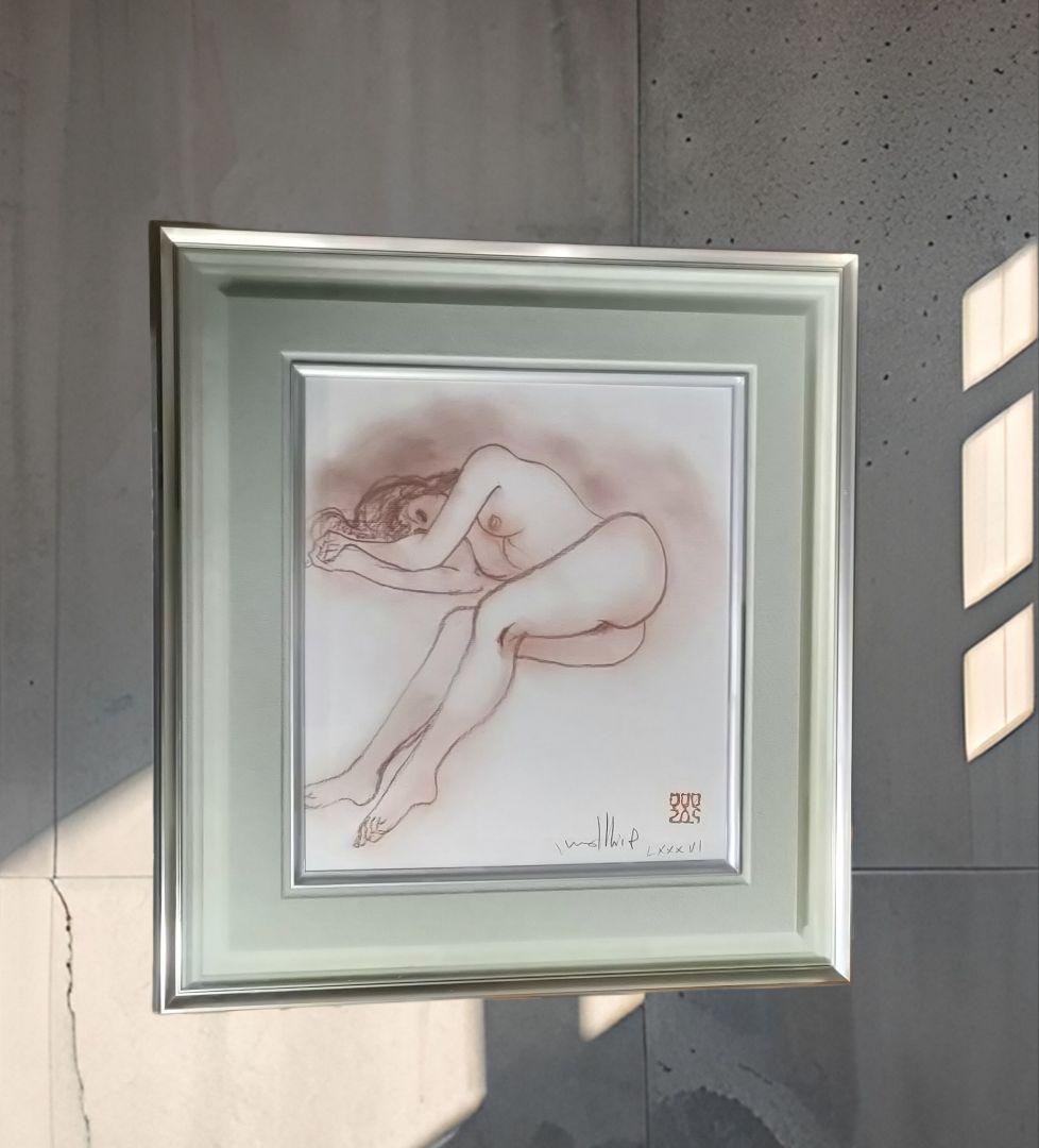 古沢岩美直筆デッサン　「裸婦」池袋モンパルナス 池袋モンパルナス展 ようこそ、アトリエ村へ！