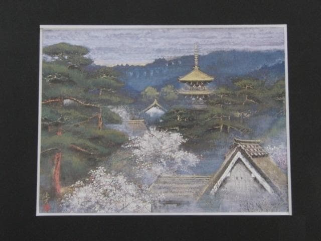 後藤純男、【塔の春】、希少な額装用画集より、新品額装付、状態良好 Yahoo!オークション - 後藤純男 【塔の春】 希少な大判額装用画集より