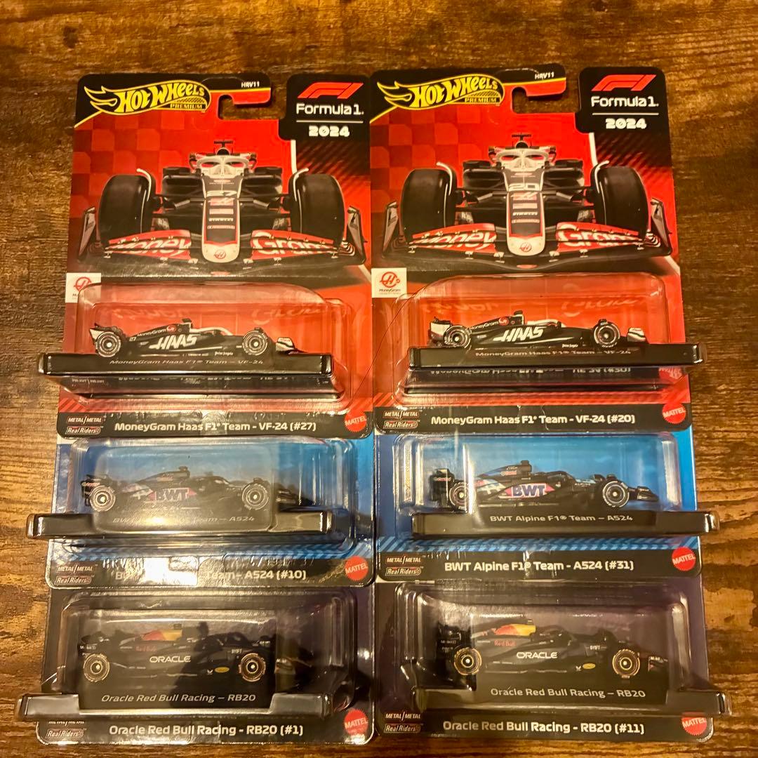 ホットウィールプレミアム　F1 レースアソートメント ホットウィール Hot Wheels プレミアム レース アソートメント 1BOX 8
