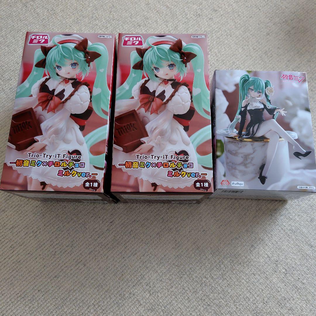 チロルミク フィギュア ぬーどるストッパー 初音ミク 白薔薇まとめ売り