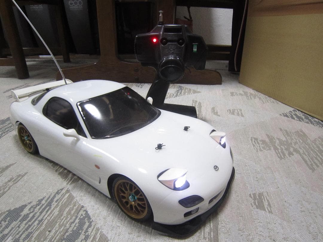 くりこう 1/10 タミヤ TT01 RX-7 FD3S カスタム 鬼速 タミヤ XBシリーズ 1/10RC XB マツダ RX-7 (TT-01D) ドリフトスペック