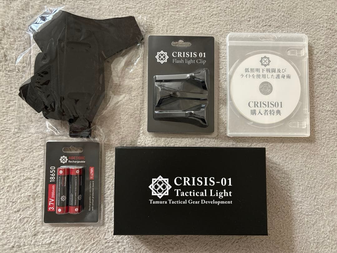 田村装備開発 『CRISIS 01 』タクティカルライト 田村装備開発] LED タクティカルライト CRISIS-01 (中古)の販売ページ