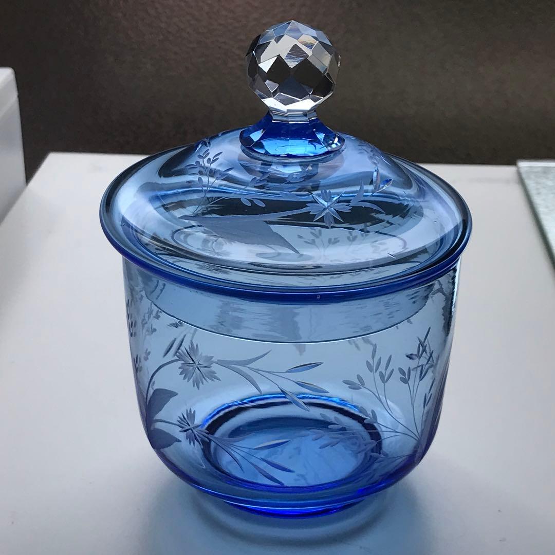 優しいお花☆オールドサンルイSt Louisボンボニエール♡ジャポニズム
