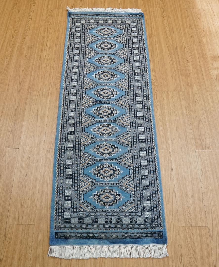 パキスタン手織り絨毯　ランナー 185×63cm ペルシャ ペルシャ絨毯（手織り） ランナーサイズ（細長） – Persiadirect