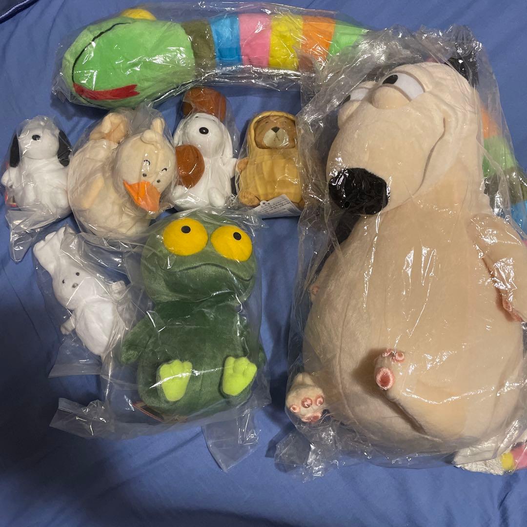 む*す様 【10月中に削除します】バムとケロ　ぬいぐるみセット 大変お待たせしました！ 『#バムとケロ』のぬいぐるみ再入荷しました
