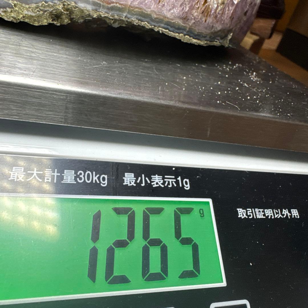高品質◆1.2kg アメジスト ハート型クラスター◆一点物 天然石