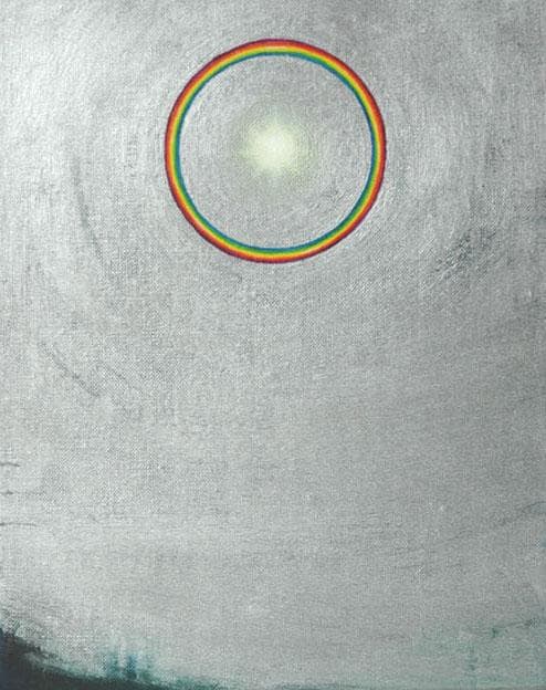 油絵 菅家令子 絵 絵画 インテリア F3-S72023 風景 祈り 希望 奇跡