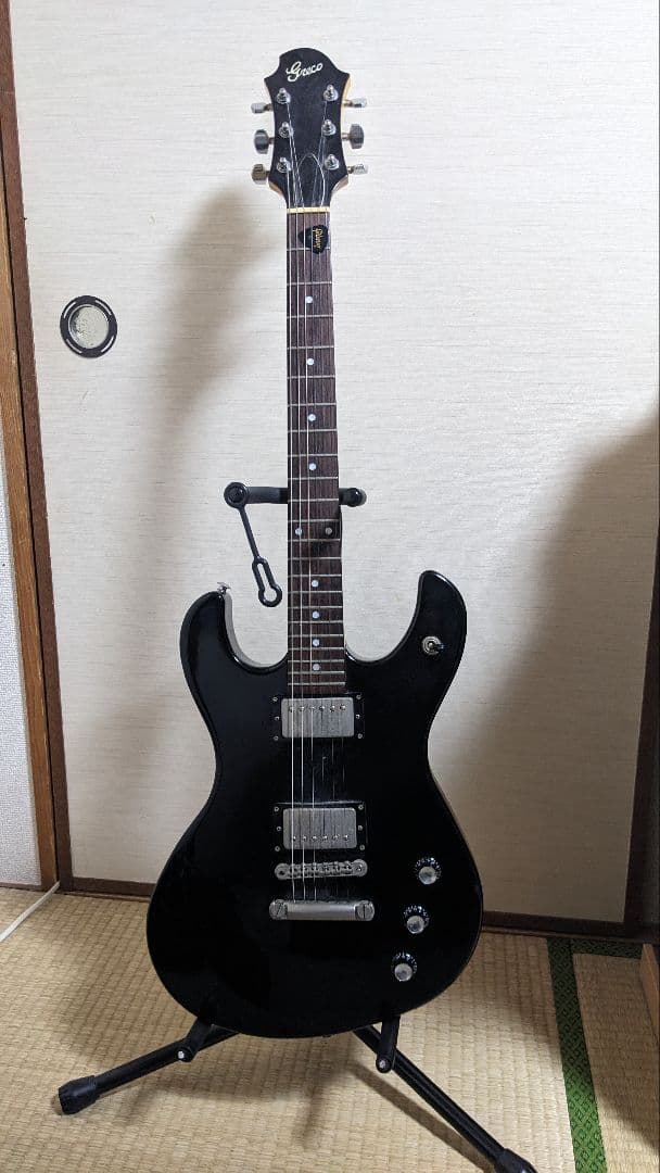 ギター GRECO / AG-650 Apollo BLACK SN C025999 中古】GRECO / AG-650 Apollo Silver Made in Japan Late 1990s 【SN
