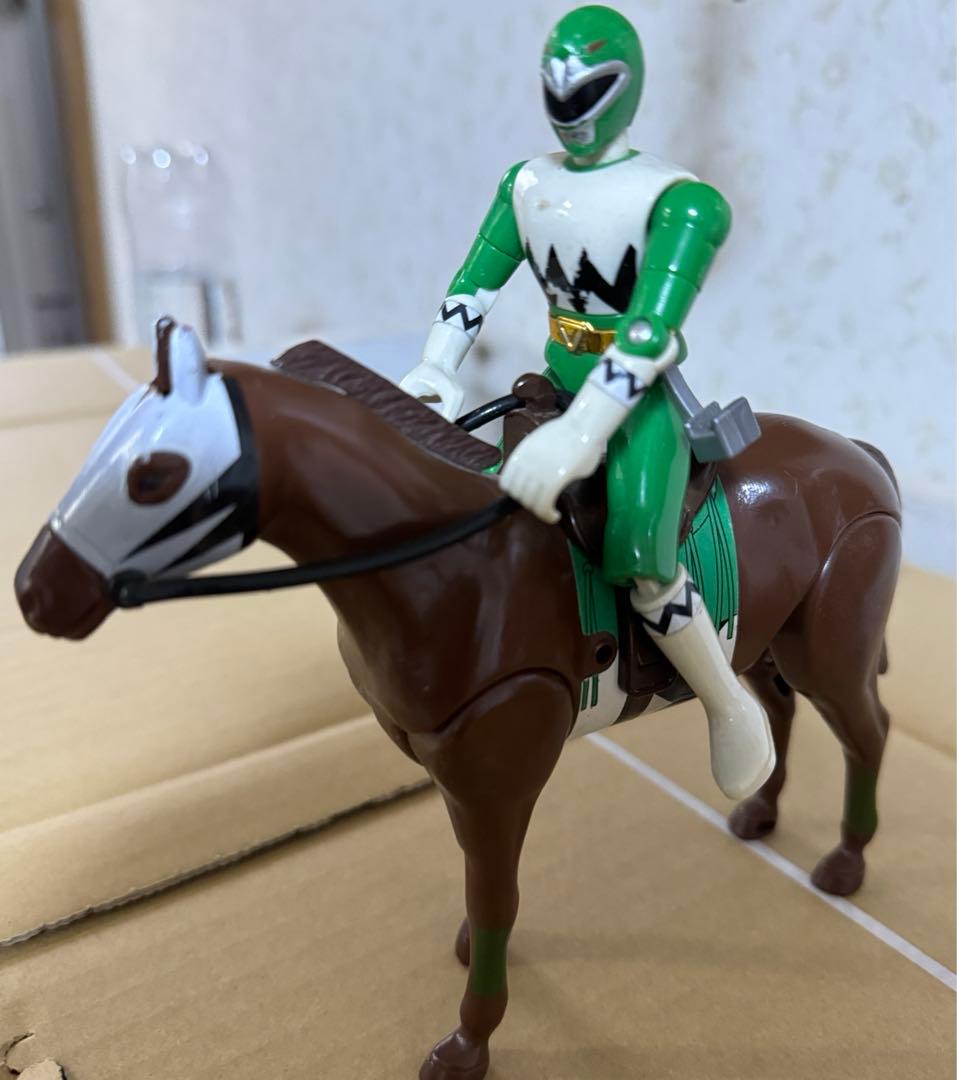 入手困難 98年製 星獣戦隊ギンガマン プラデラ 獣走馬グリーンウィンド