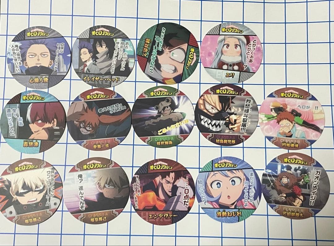 僕のヒーローアカデミア コースター 16枚まとめ売り☆ - メルカリ