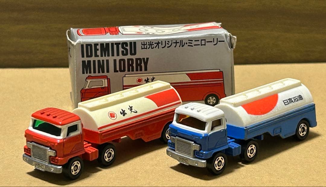日本製 トミカ 日野 セミトレーラー タンクローリー 2台セット TOMMY - 絶版トミカ ミニカー タンクローリー 日野セミトレーラー 日石