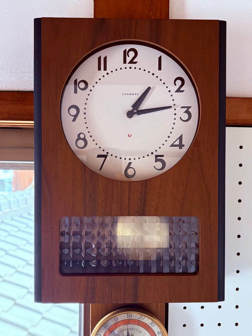 CHAMBRE 壁掛け時計 CH-077WN 楽天市場】シャンブル 時計 CHAMBRE PACIFIC PENDULUM CLOCK CH-077WN