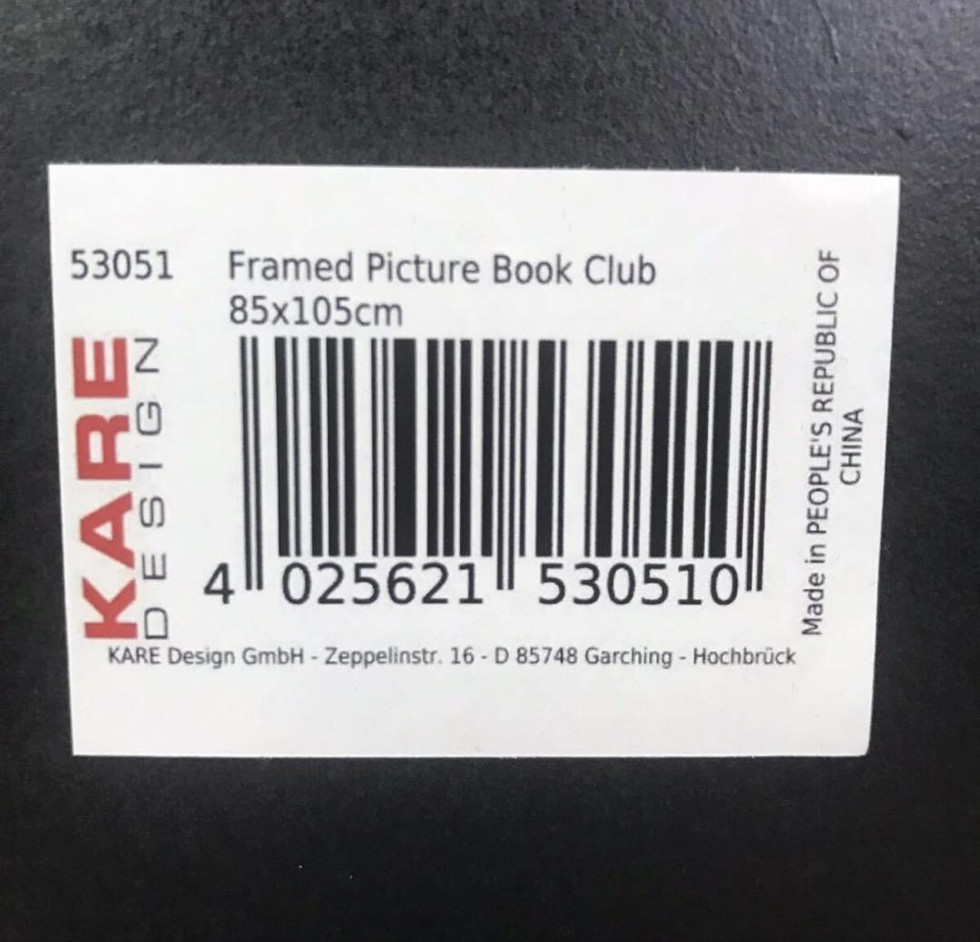 KARE Design Framed Picture Book Club/規4 - メルカリ