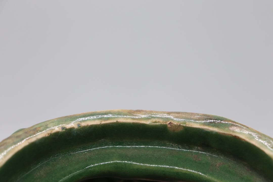 中国 緑釉竹雀 筆入 易叟居 送料込み0225 - メルカリ