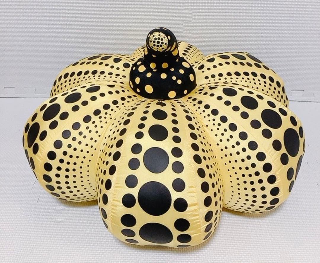 希少 未使用】草間彌生 ソフトスカルプチャー Pumpkin L イエロー