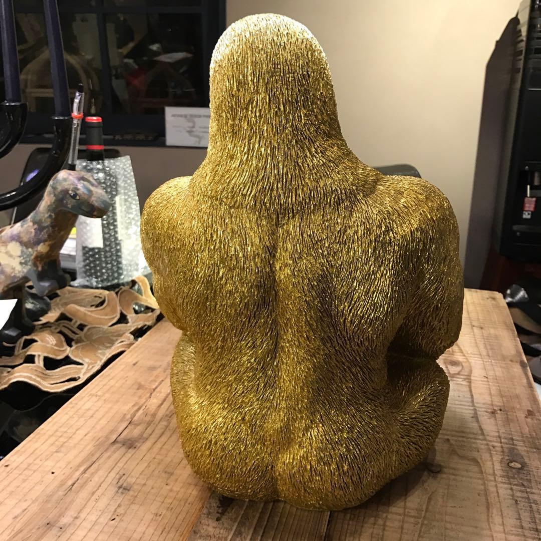 ゴールドゴリラ 置物 約30cm 人気ブランドKARE プレゼントに