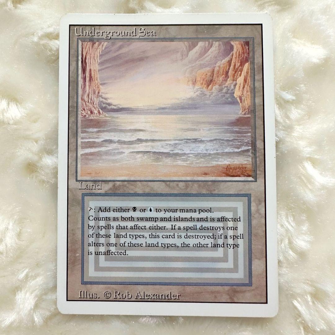 デュアルランド mtg Underground Sea 3ED - マジック：ザ