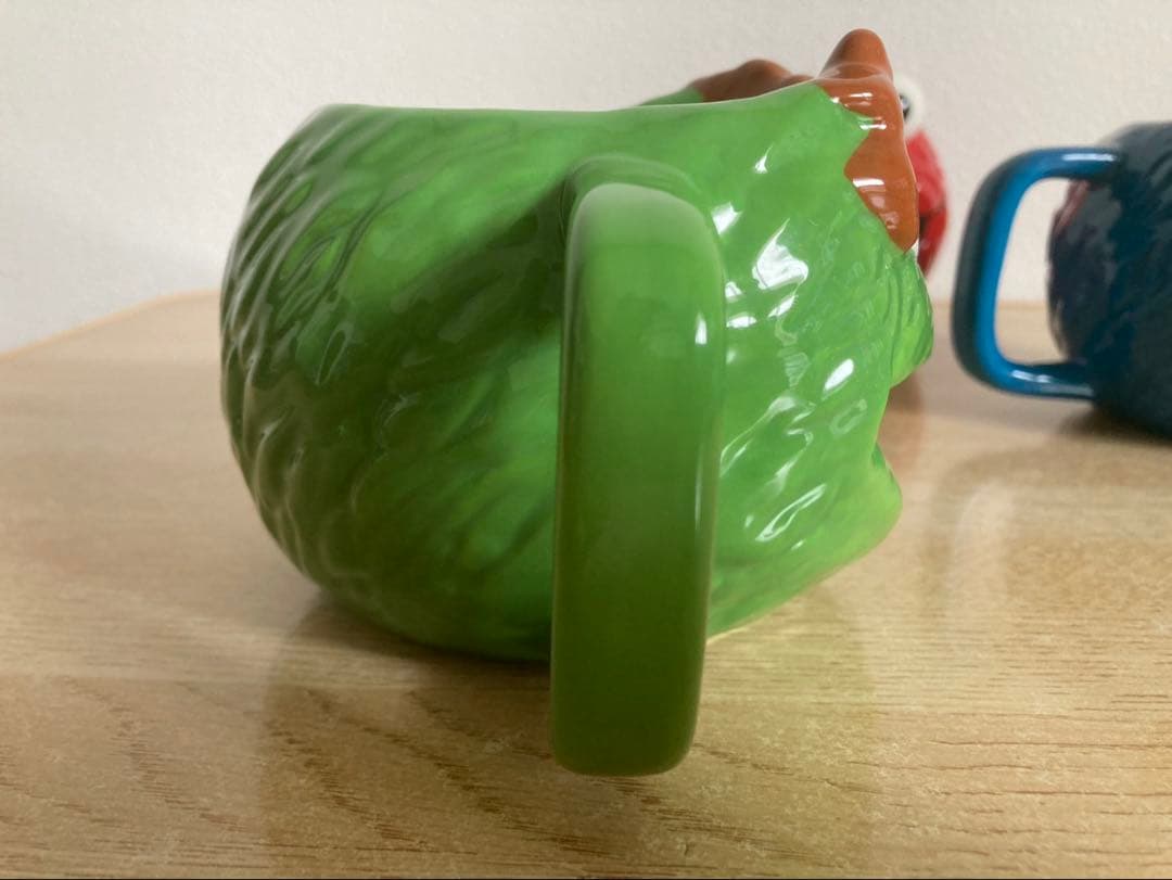 セサミストリート クッキーモンスター エルモ オスカー フェイスマグ