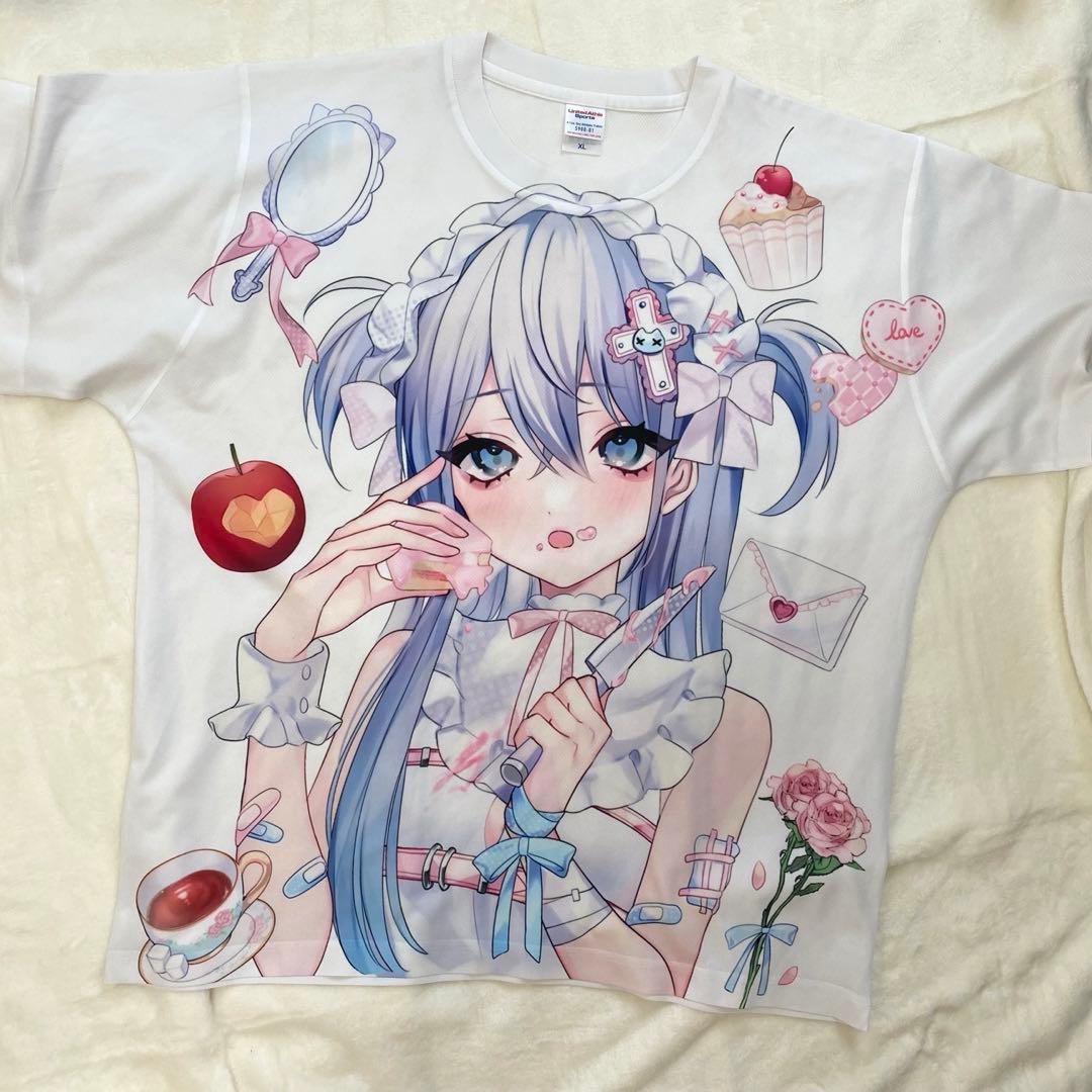 Lafary×ビビちゃん フルグラフィックTシャツ 地雷系 量産型 - メルカリ