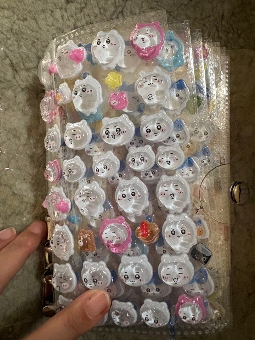 シール帳 完成品 12ページ ちいかわ たまごっち ボンボンドロップ