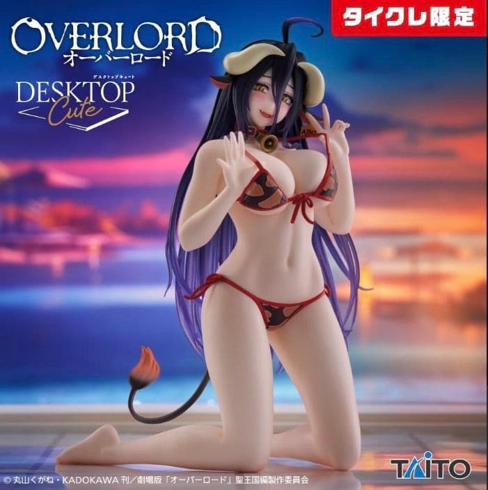タイクレ限定オーバーロード Desktop Cute アルベド 牛柄水着ver