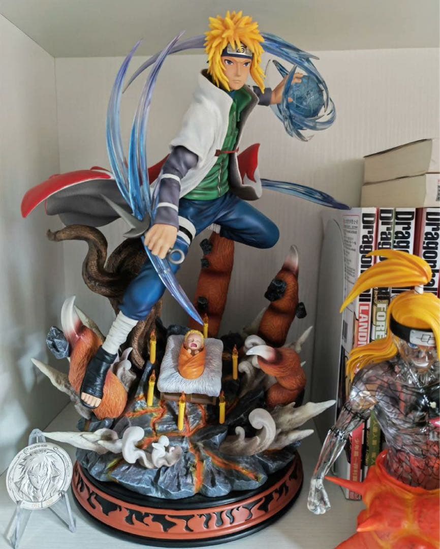 NARUTO ナルト 波風ミナト ガレージキット ガレキ スタチュー①⑤ ナルト 波風ミナト ガレージキット 塗装済み完成品 フィギュア 1/8