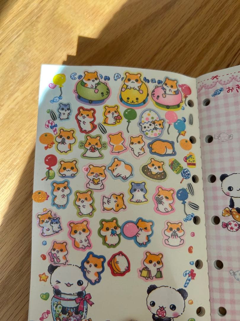 平成レトロ 当時物 シール帳 ぱんちゃん ハムちゃんズワールド 希少