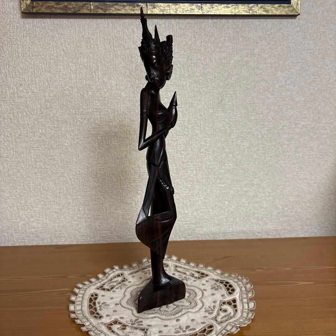 アジアン雑貨 置き物 インドネシア バリ島 インテリア 木彫り オブジェ