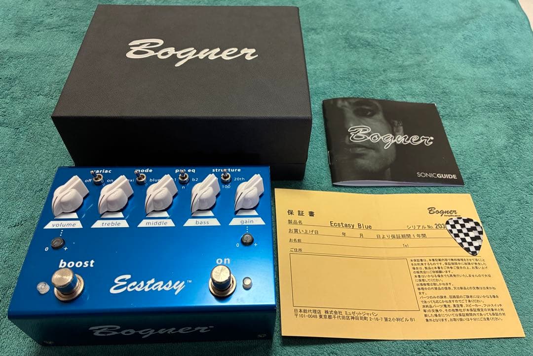 Bogner Ecstasy blue 【元箱・保証書付き】 Bogner Ecstasy Blue（中古）【楽器検索デジマート】