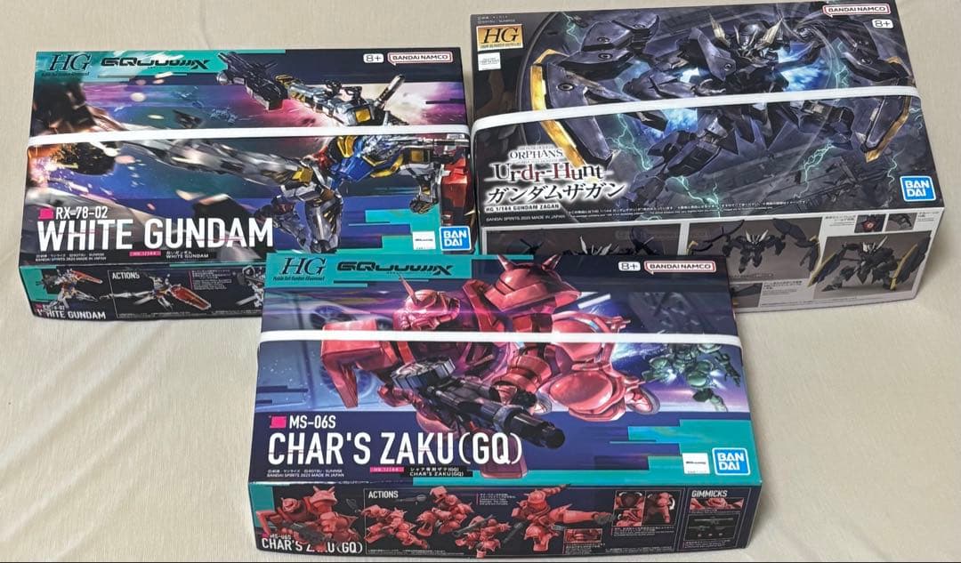 HG 1/144 白いガンダム、シャア専用ザグ、ガンダムザガンセット 12月のガンプラ新商品が大変なことに！「HG 白いガンダム」「HG シャア