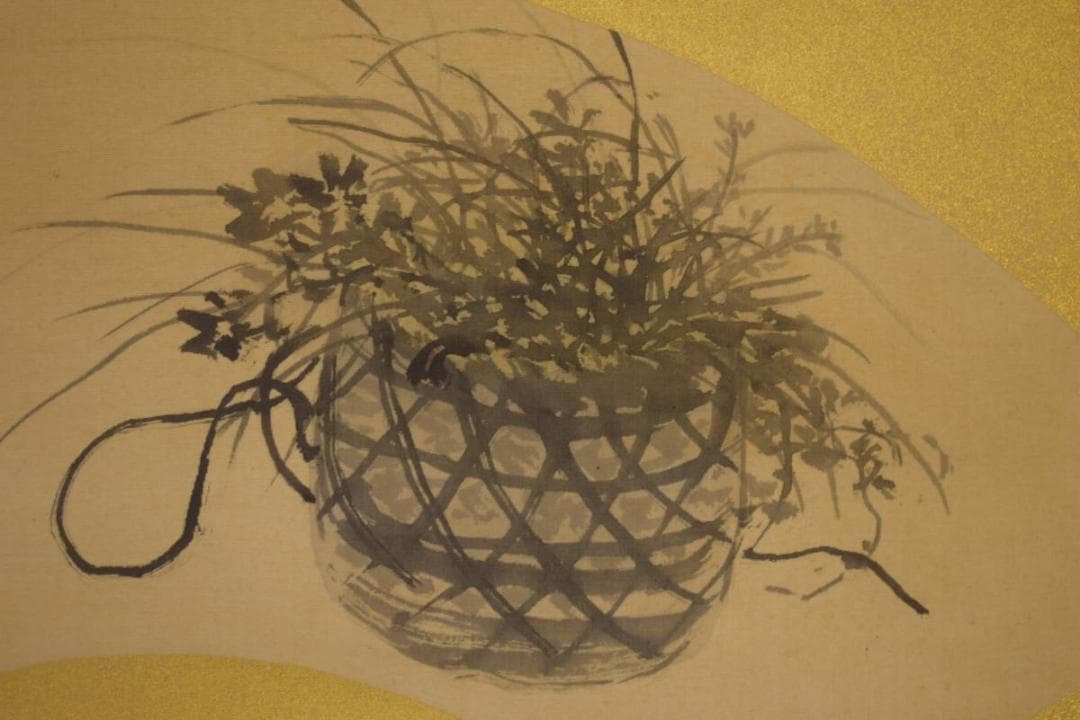 真作/今尾景年/花籠画賛/扇面/絹表装/横物/布袋屋掛軸HI-756 楽天市場】掛け軸『花籠』尾形乾山 おがた・けんざん : オペラギャラリー