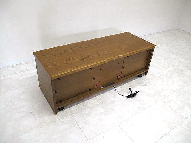 美品 浜本工芸 TVボード W125cm ナラ無垢材 テレビボード 約12万