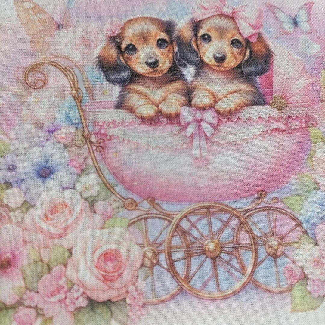 ⑧パネル生地15枚☆ダックスフンド18cm✕18cm - メルカリ