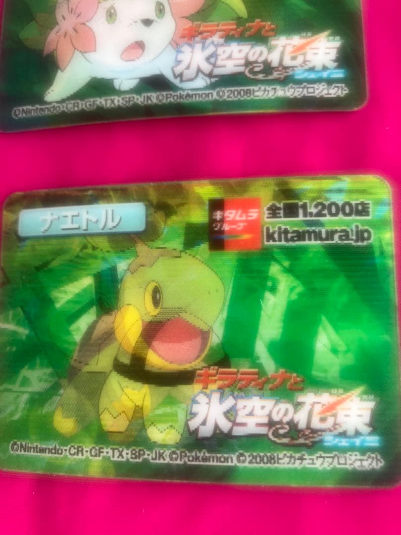 ポケモン氷空の花束劇場版❣️3D動くカード 9枚 希少価値高い❣️レア
