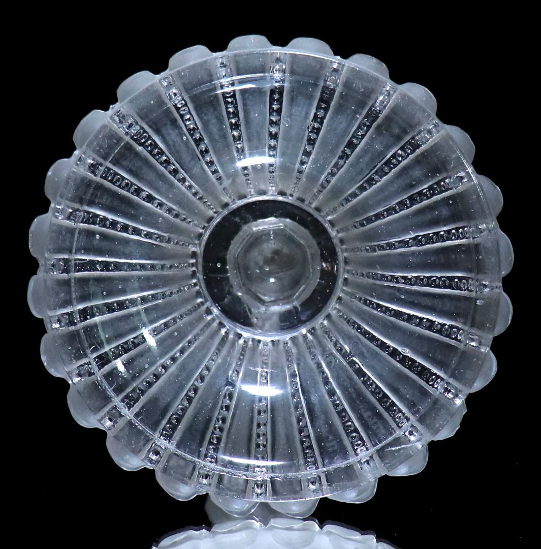 オールド・バカラ 珍品1878年頃 子供フロスト装飾大型キャンドル