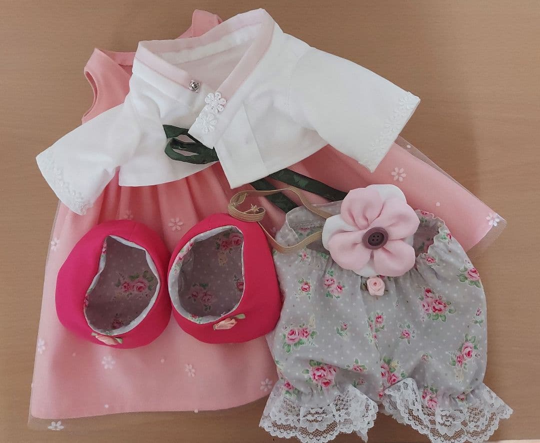 ダッフィー シェリーメイ ハンドメイドコスチューム 韓服チマチョゴリ