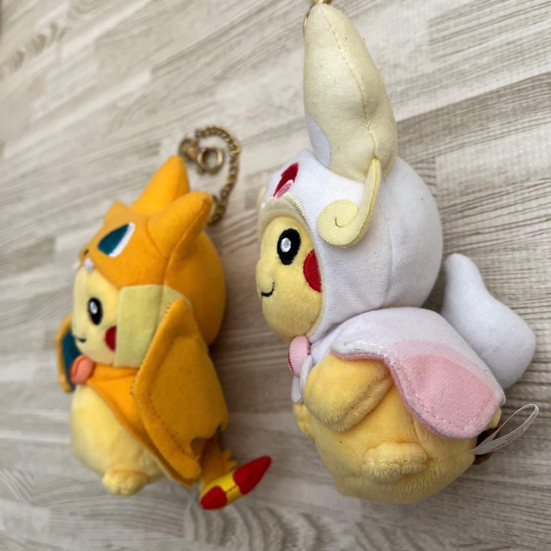 ポンチョ ピカチュウ ぬいぐるみ キーホルダー リザードンY - メルカリ