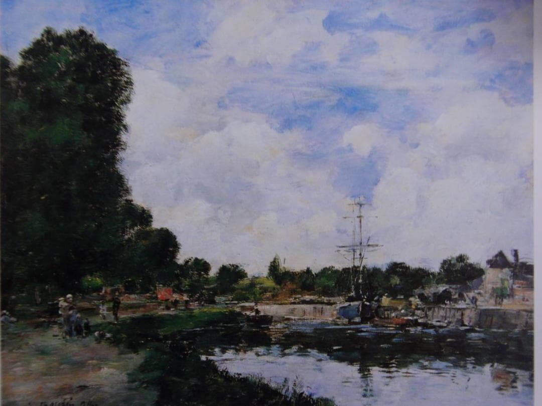 Eugene Boudin、Composition、海外版超希少レゾネ