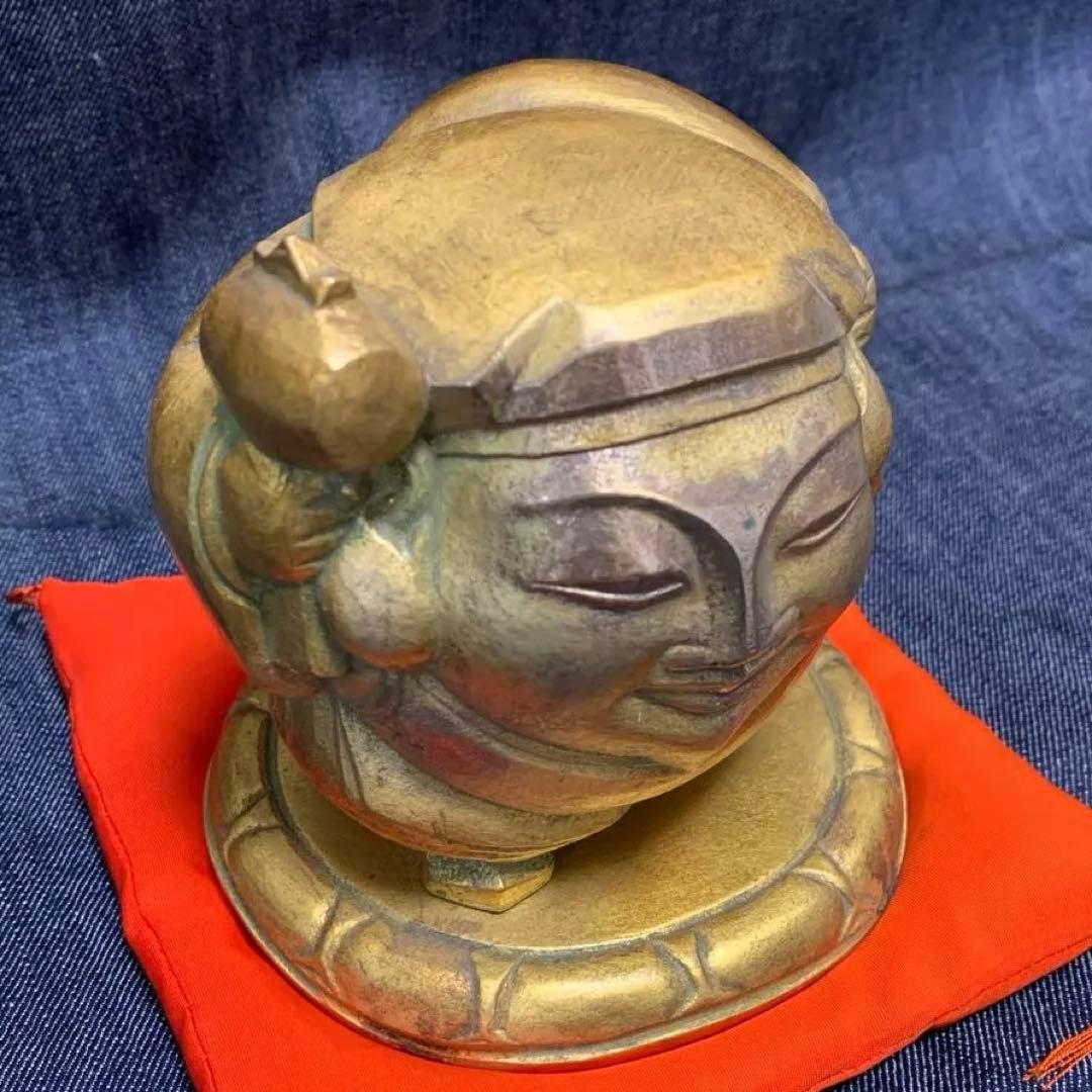 平櫛田中 大黒天 ブロンズ像 高さ約12cm 重さ約2.7kg - メルカリ