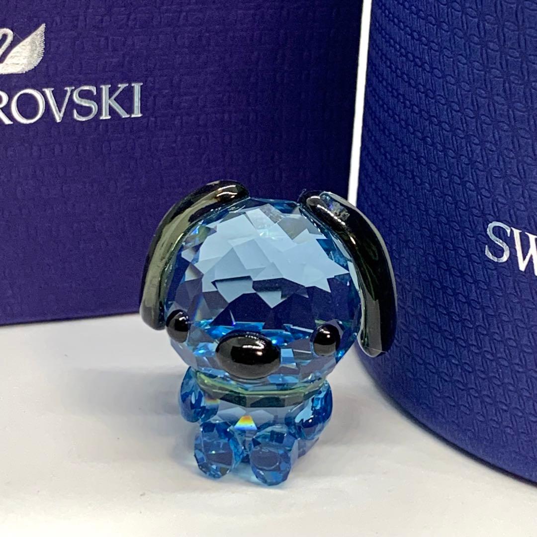 希少 美品 箱付き スワロフスキー 干支 犬 戌 吉井宏デザイン 置き物