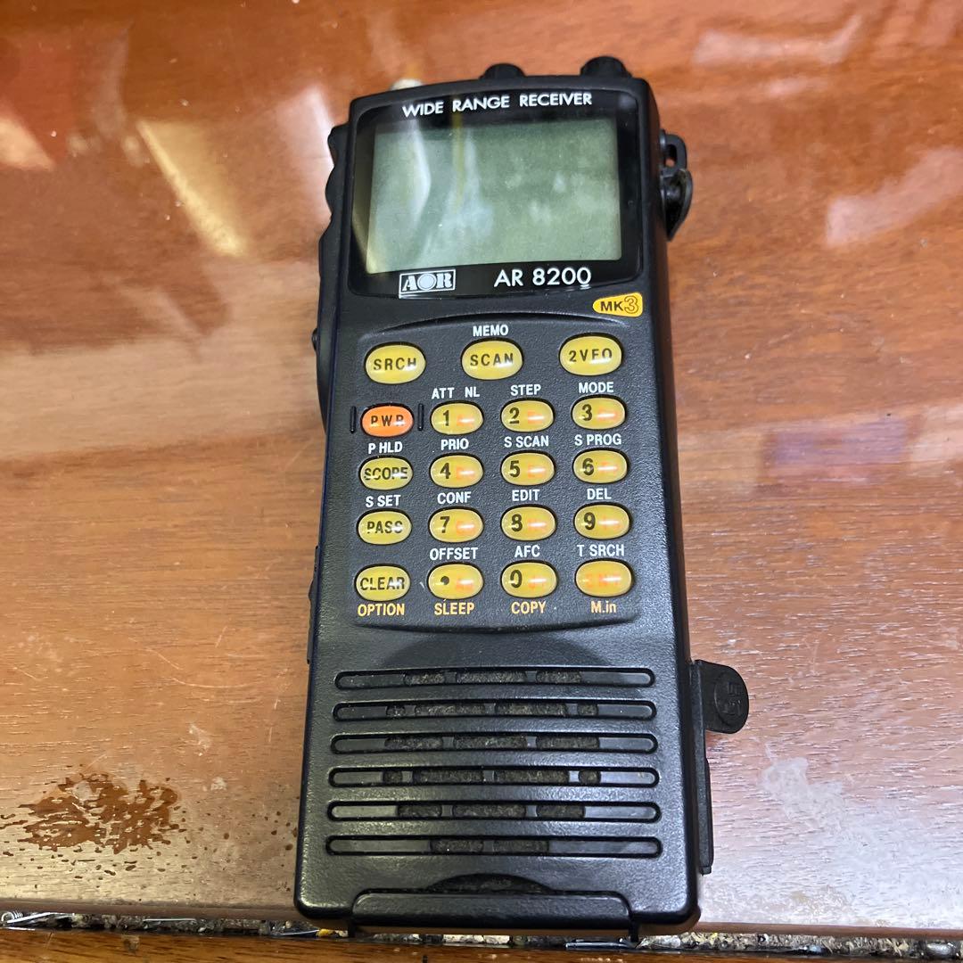 AOR AR8200 MARK3 広帯域受信機 通電確認出来てません、ジャンクで AOR AR8200 MARK3 広帯域受信機 通電確認出来てません、ジャンクで 受信機