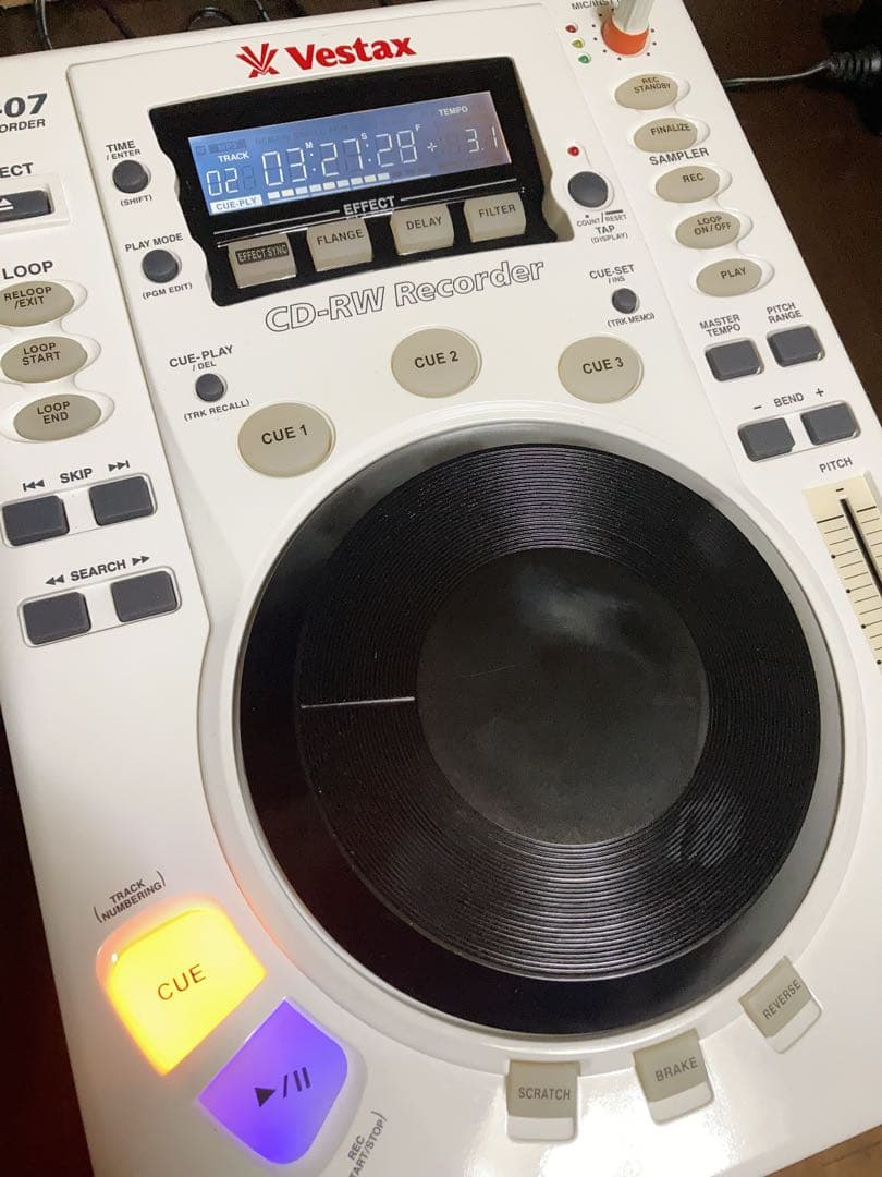Vestax CDR-07 CD-RWレコーダー CDJ DJ 機材 VESTAX CDR-07 CDプレーヤー - レギュラークラフトレコード