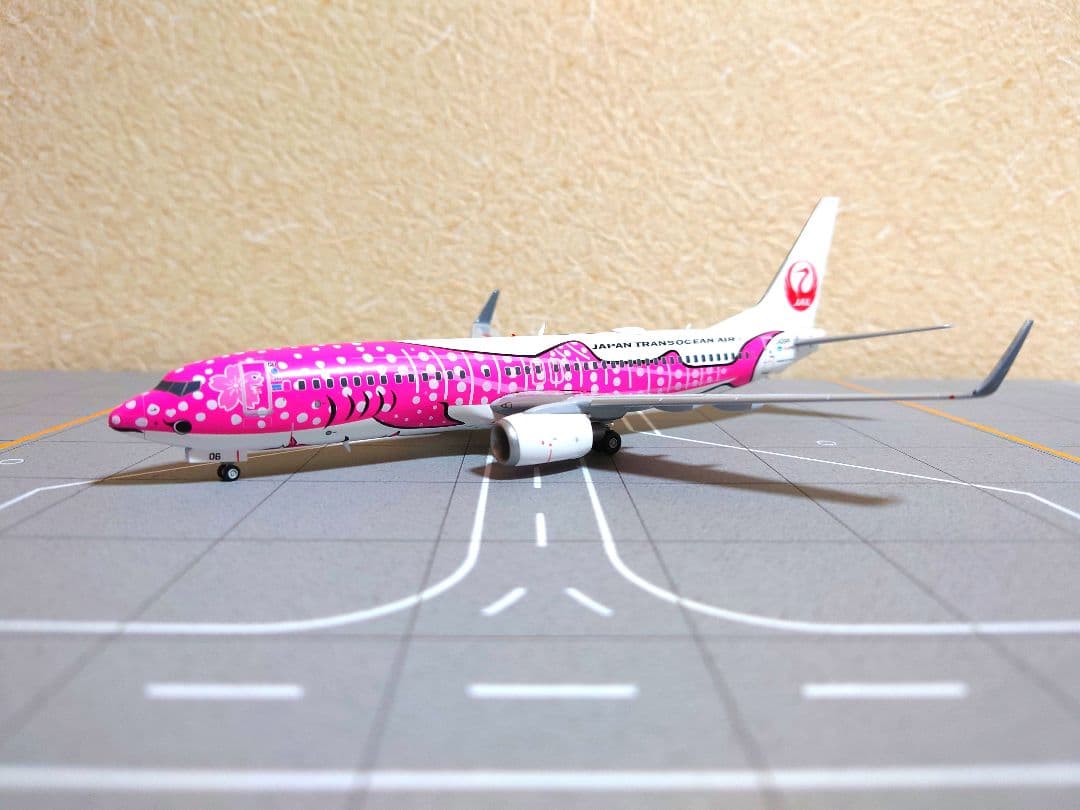 【JTA B737-800 JA06RK 1/200】 www.JetCollector.com: Japan Transocean B737-800 Sakura Jinbei