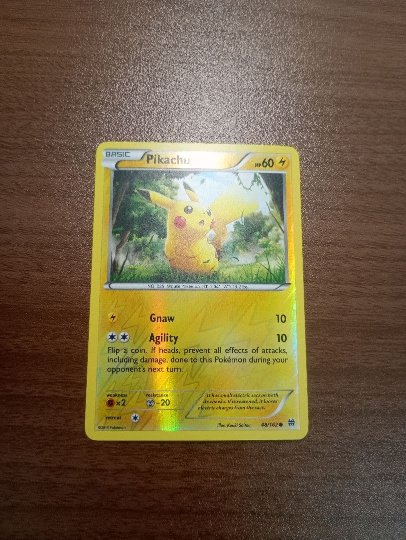 ポケモンカード ポケカ ピカチュウ リバースホロ 海外限定 英語版 正規