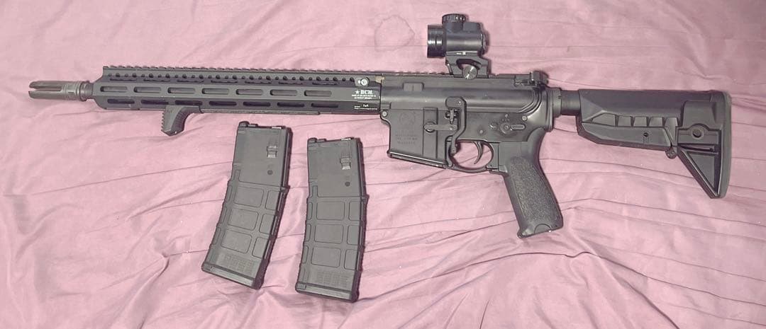 東京マルイ MWSカスタム総額約10万円 BCMカスタム 実パ有り BCM Burnt Bronze 完成品 7075MWSレシーバー 東京マルイ MWS用